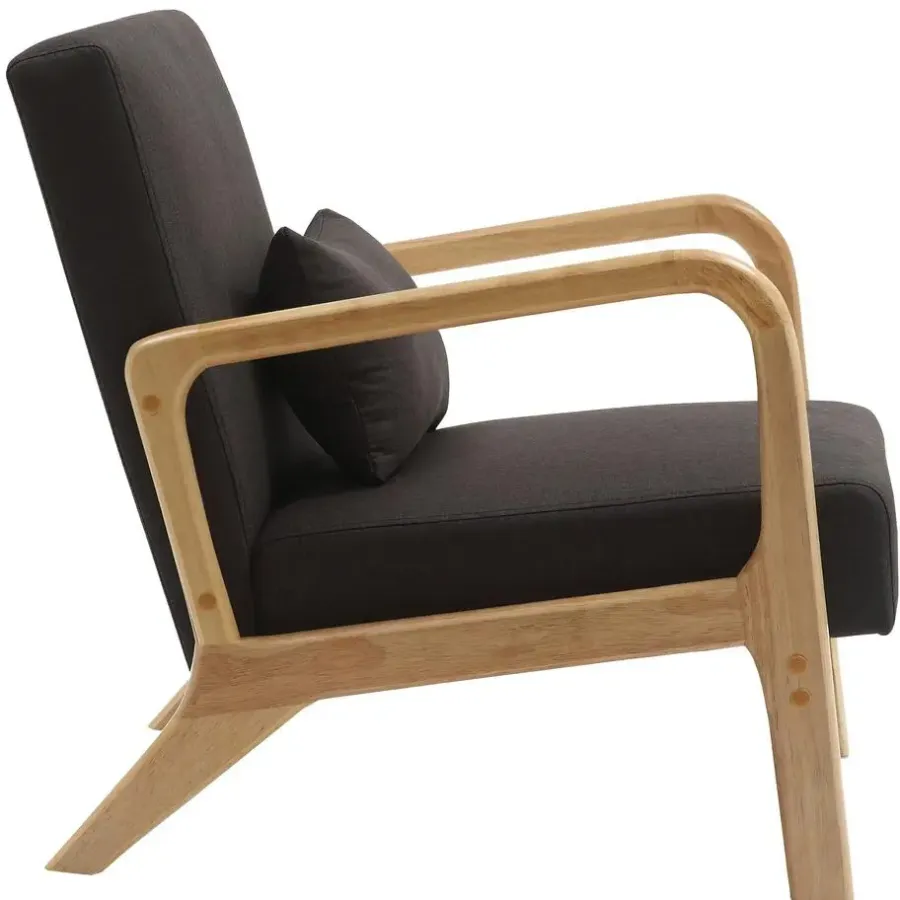 Fauteuils-CLP Fauteuil Hibbing natura Frame - Hout - bruin