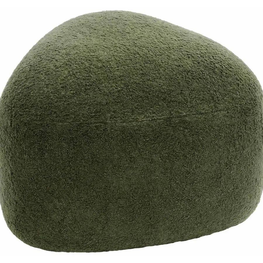 CLP Hocker Alfrisa Stof - donkergroen