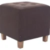 Hockers En Voetenbanken-CLP Hocker Pharao antiek licht Frame - Stof - bruin