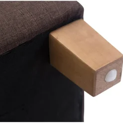 Hockers En Voetenbanken-CLP Hocker Pharao antiek licht Frame - Stof - bruin