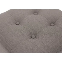 Hockers En Voetenbanken-CLP Hocker Pharao antiek licht Frame - Stof - taupe