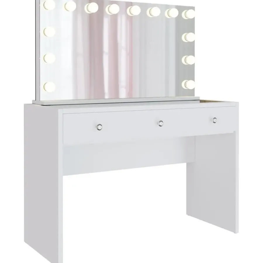 CLP Kaptafel Nettie wit Frame - Hout - wit