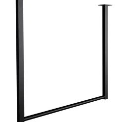 Kledingrekken|Kledingrekken-CLP Kledingrek Fenton 60x60x7 cm - zwart