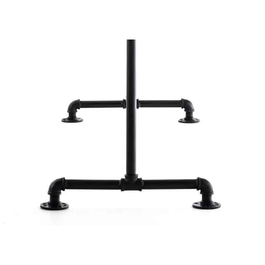 CLP Kledingrek Jersey 150x150x55 cm - zwart