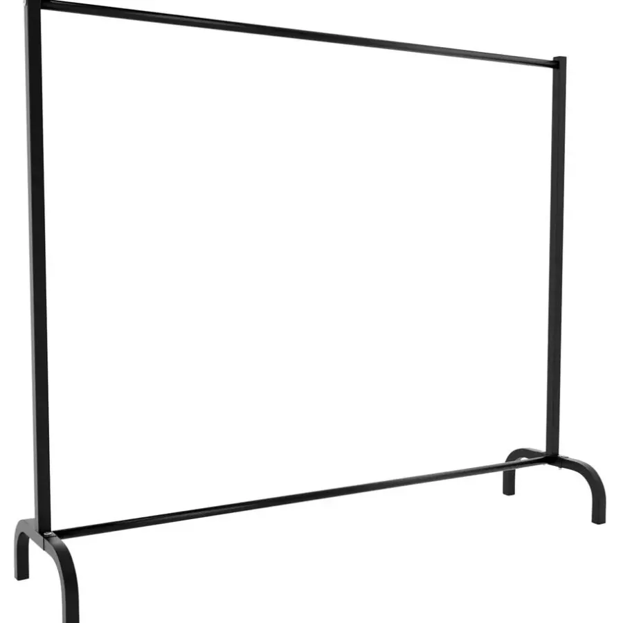 Kledingrekken|Kledingrekken-CLP Kledingrek Lara 120x150x38 cm - zwart