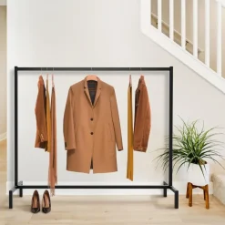 CLP Kledingrek Melva 120x150x38 cm - zwart