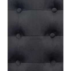 Fauteuils-CLP Lounger Avon zwart Frame - Fluweel - grijs