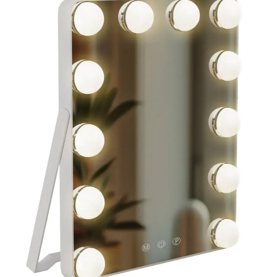 Spiegels-CLP Make-up spiegel Balian Glas - wit