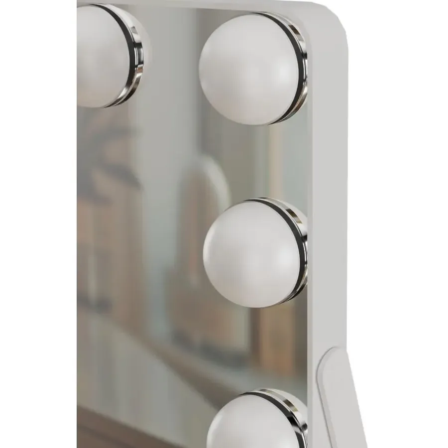 Spiegels-CLP Make-up spiegel Balian Glas - wit