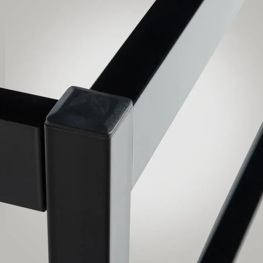 CLP Metalen bed Scala 200x100x46 cm - Zwart