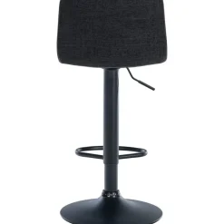 Barkrukken-CLP Set van 2 Barkruk Branford zwart Frame - Stof - zwart