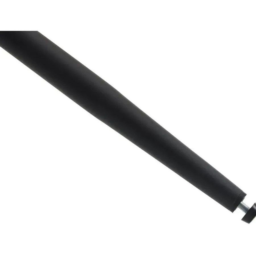 CLP Set van 2 Barkruk Dartford mat zwart Frame - Fluweel - donkergrijs