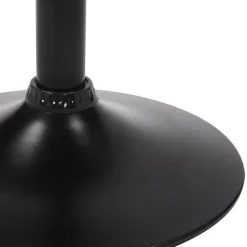 CLP Set van 2 Barkruk Feni zwart Frame - Fluweel - bruin
