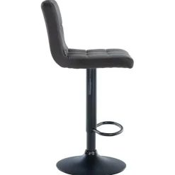CLP Set van 2 Barkruk Peru zwart Frame - Fluweel - zwart