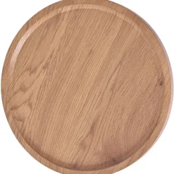 Bijzettafels-CLP Set van 2 Bijzettafel Aspen mat zwart Frame - Hout - natura