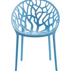 CLP Set van 2 Tuinstoel Hope Kunststof - blauw