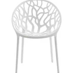 CLP Set van 2 Tuinstoel Hope Kunststof - wit