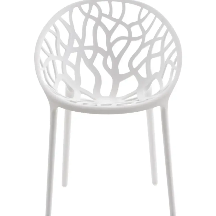 CLP Set van 2 Tuinstoel Hope Kunststof - wit