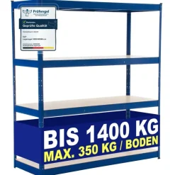 CLP Stellingkast regal Metaal - blauw
