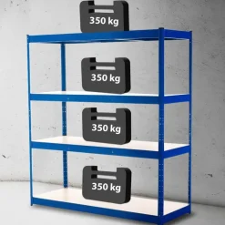 CLP Stellingkast regal Metaal - blauw