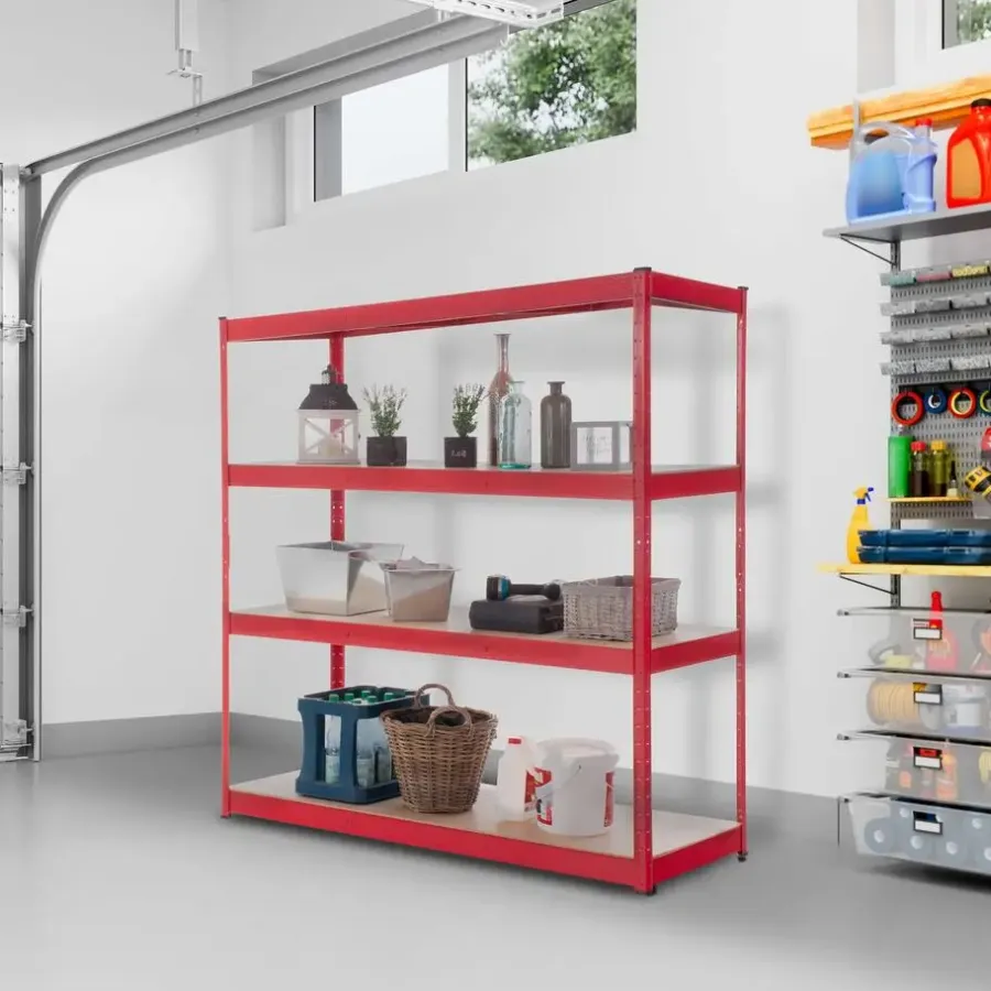 Stellingkasten-CLP Stellingkast regal Metaal - rood