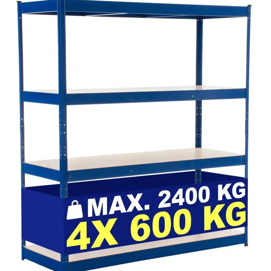 Stellingkasten-CLP Stellingkast Schwerlastregal Metaal - blauw