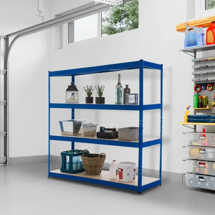 Stellingkasten-CLP Stellingkast Schwerlastregal Metaal - blauw