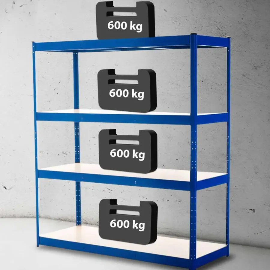 Stellingkasten-CLP Stellingkast Schwerlastregal Metaal - blauw