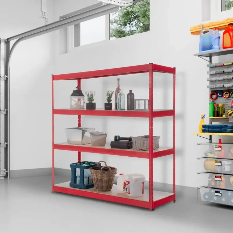 Stellingkasten-CLP Stellingkast Schwerlastregal Metaal - rood