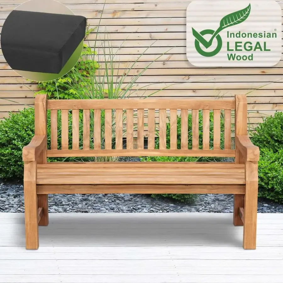 Tuinbanken-CLP Tuinbank Jackson V2 150 cm - donkergrijs