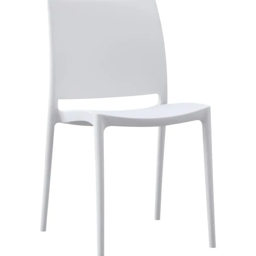 CLP Tuinstoel Meton Kunststof - wit