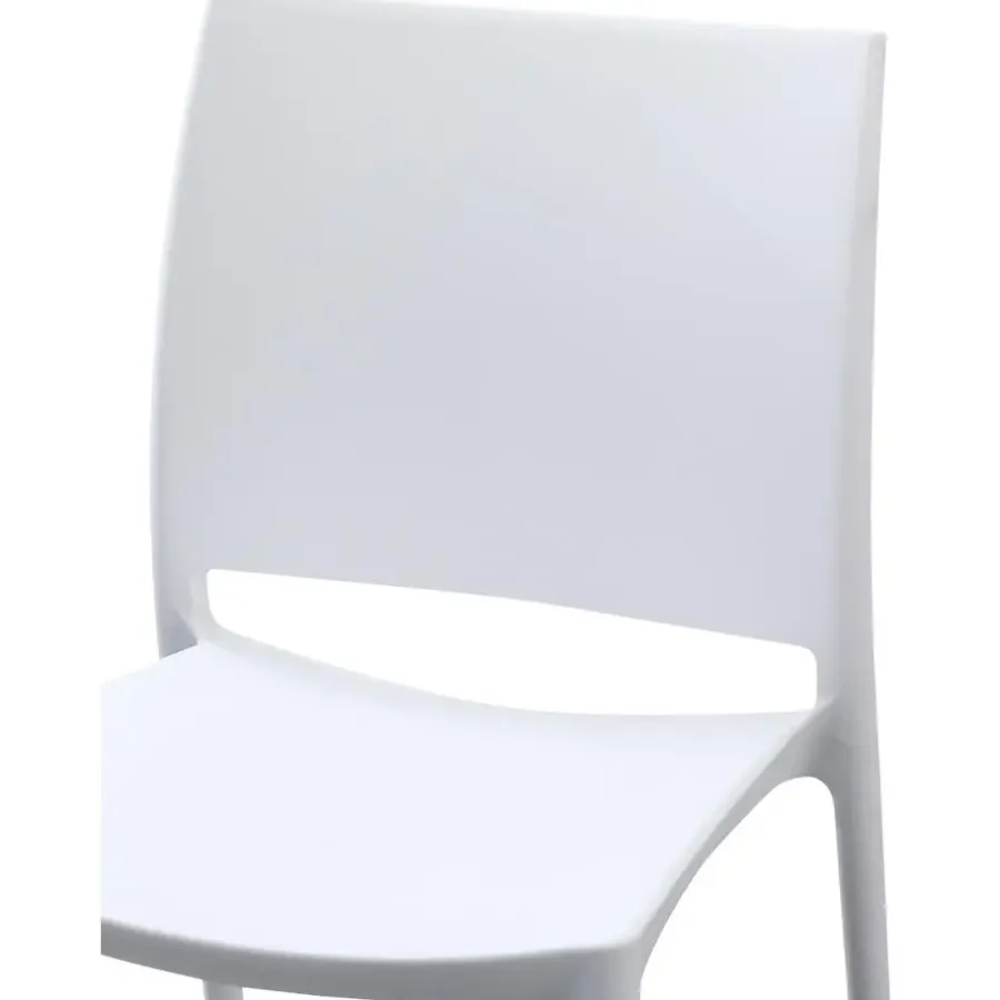 CLP Tuinstoel Meton Kunststof - wit