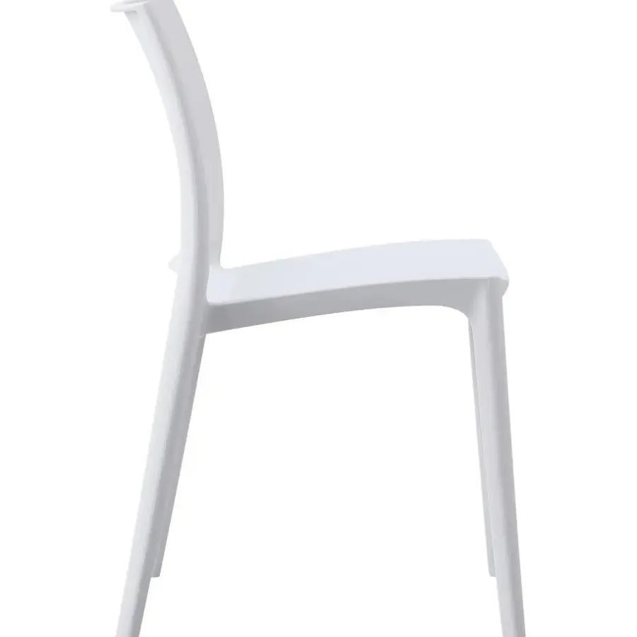 CLP Tuinstoel Meton Kunststof - wit