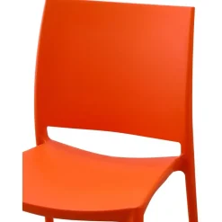 CLP Tuinstoel Meton Kunststof - oranje