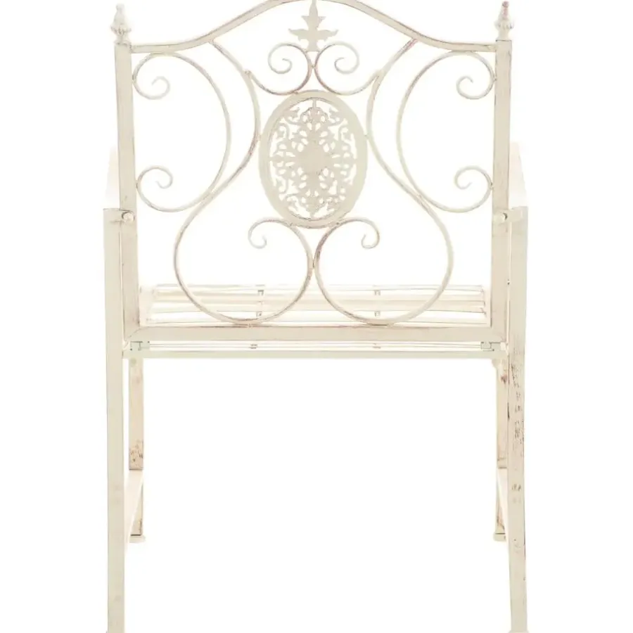 CLP Tuinstoel Punjab Metaal - antiek/creme