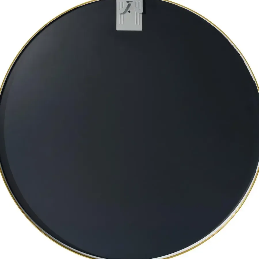 Spiegels-CLP Wandspiegel Elsie rond - Metaal - goudglans - 80cm