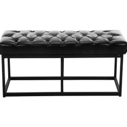 CLP 2-zits Bankje Amun 100 cm - zwart