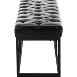 CLP 2-zits Bankje Amun 100 cm - zwart