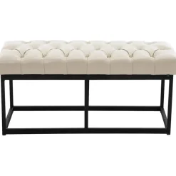Bankjes-CLP 2-zits Bankje Amun 100 cm - creme