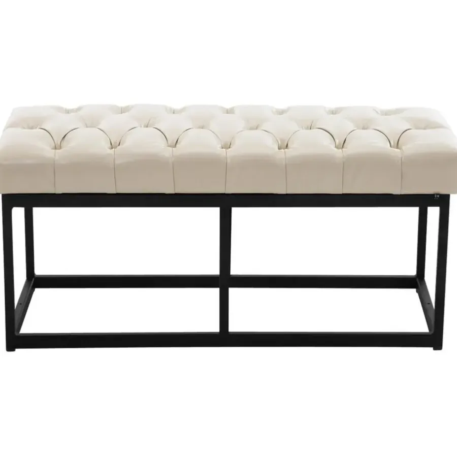 Bankjes-CLP 2-zits Bankje Amun 100 cm - creme