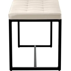Eetkamerbanken-CLP 2-zits Bankje Barci 100 cm - creme