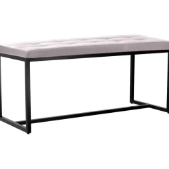 Eetkamerbanken-CLP 2-zits Bankje Barci 100 cm - wit