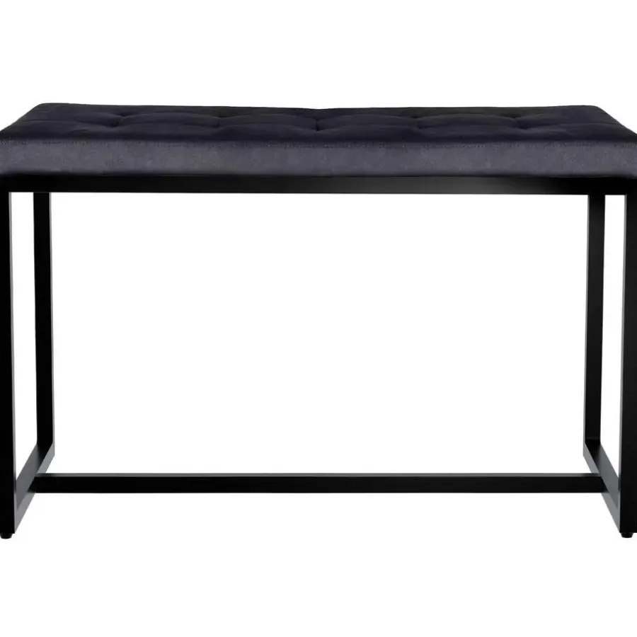 Eetkamerbanken-CLP 2-zits Bankje Barci 100 cm - zwart