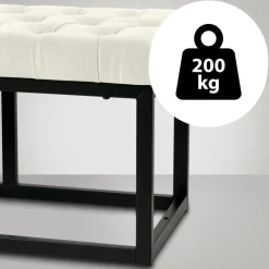 CLP 2-zits Bankje Polson 150 cm - creme