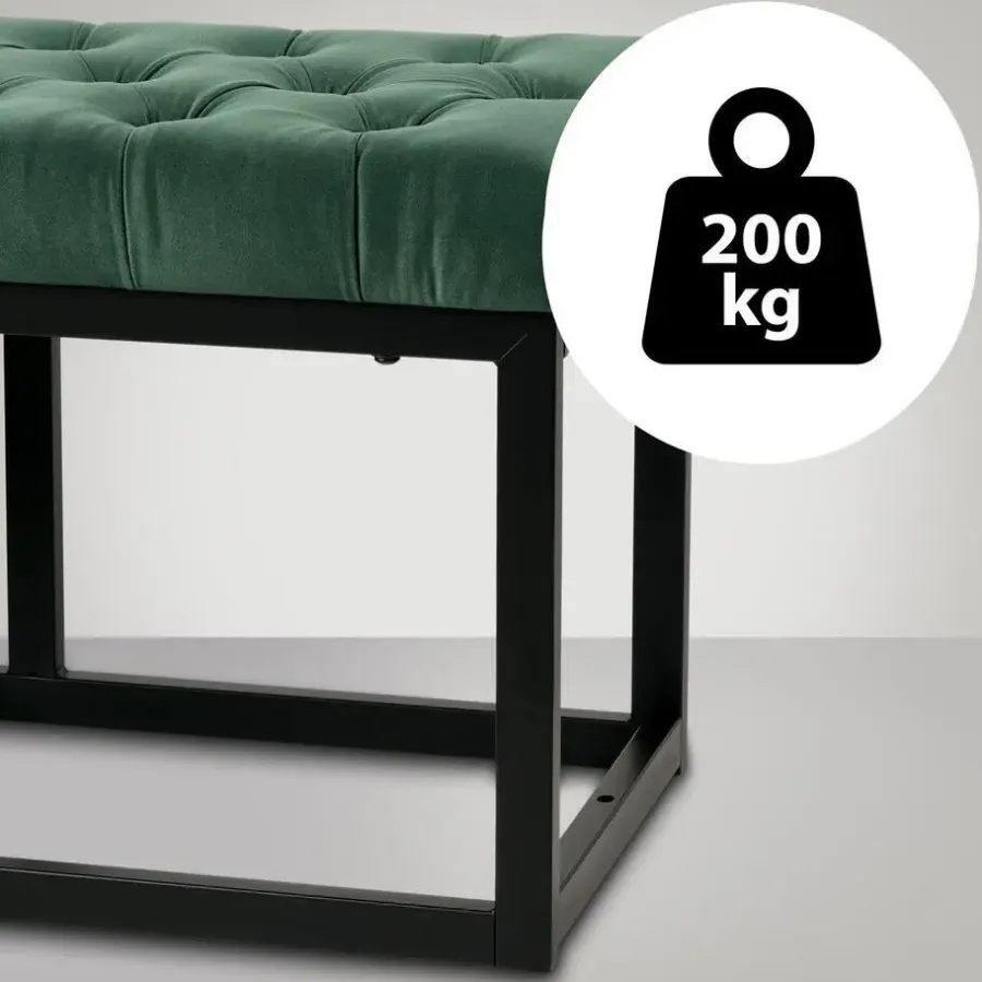 Bankjes-CLP 2-zits Bankje Polson 120 cm - groen