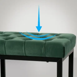 Bankjes-CLP 2-zits Bankje Polson 120 cm - groen