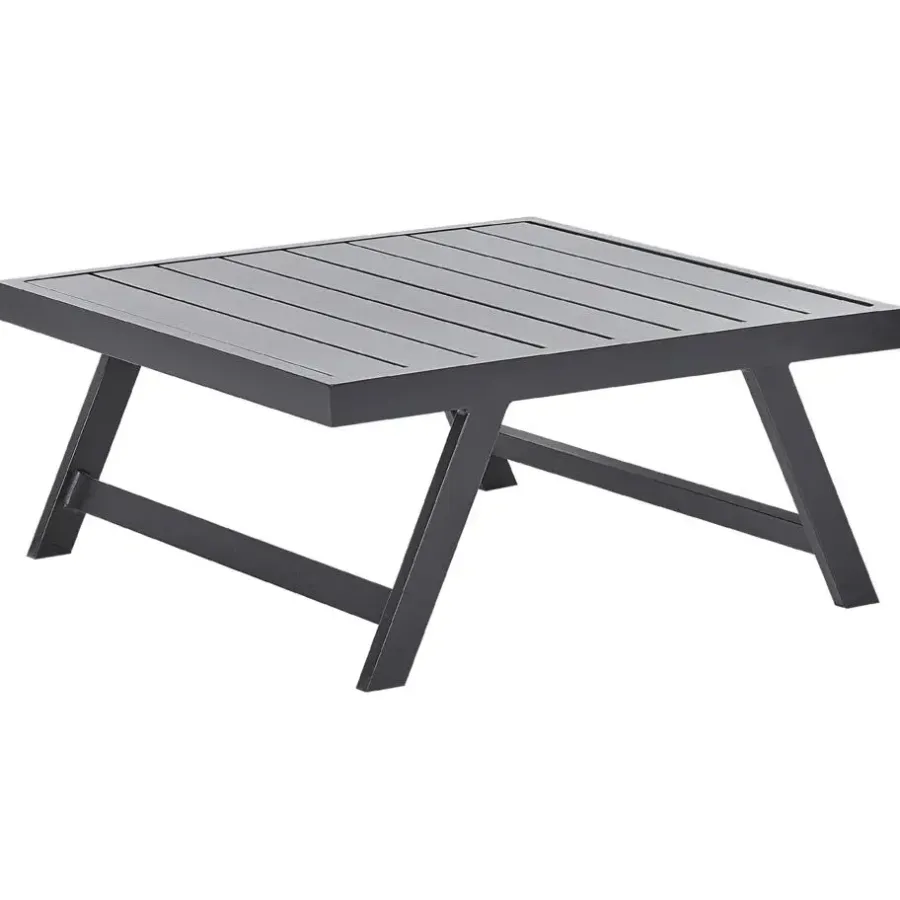 Beliani COCCORINO - Tuinset - Grijs - Aluminium