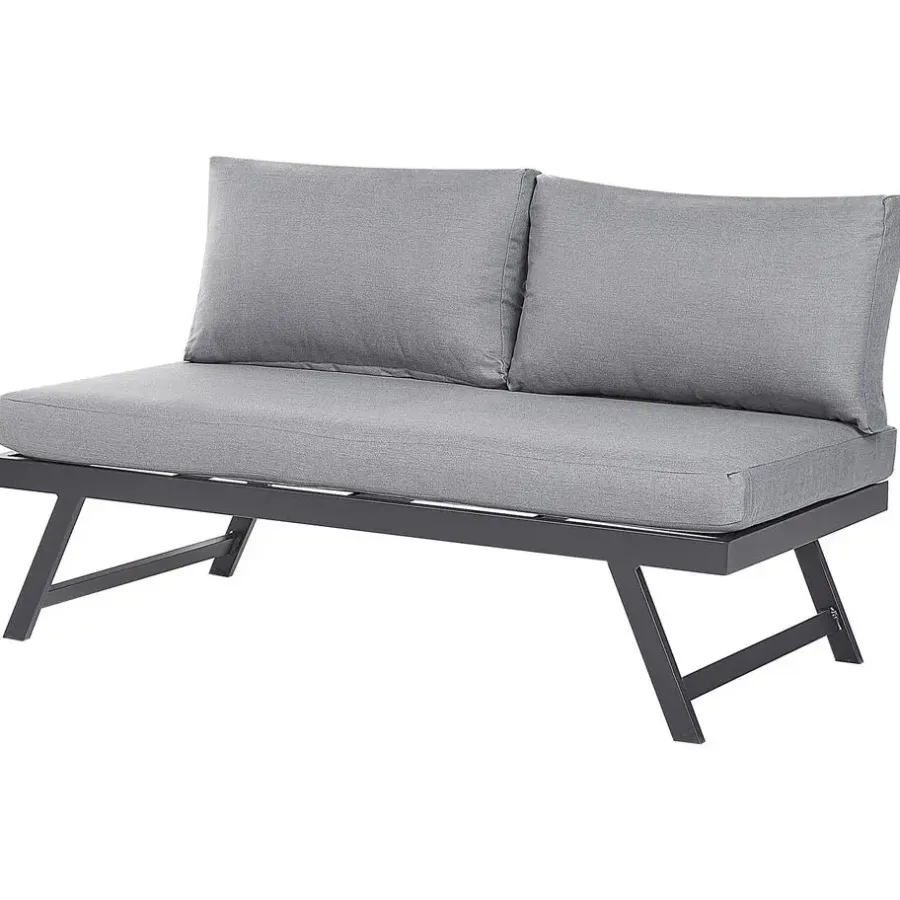 Beliani COCCORINO - Tuinset - Grijs - Aluminium