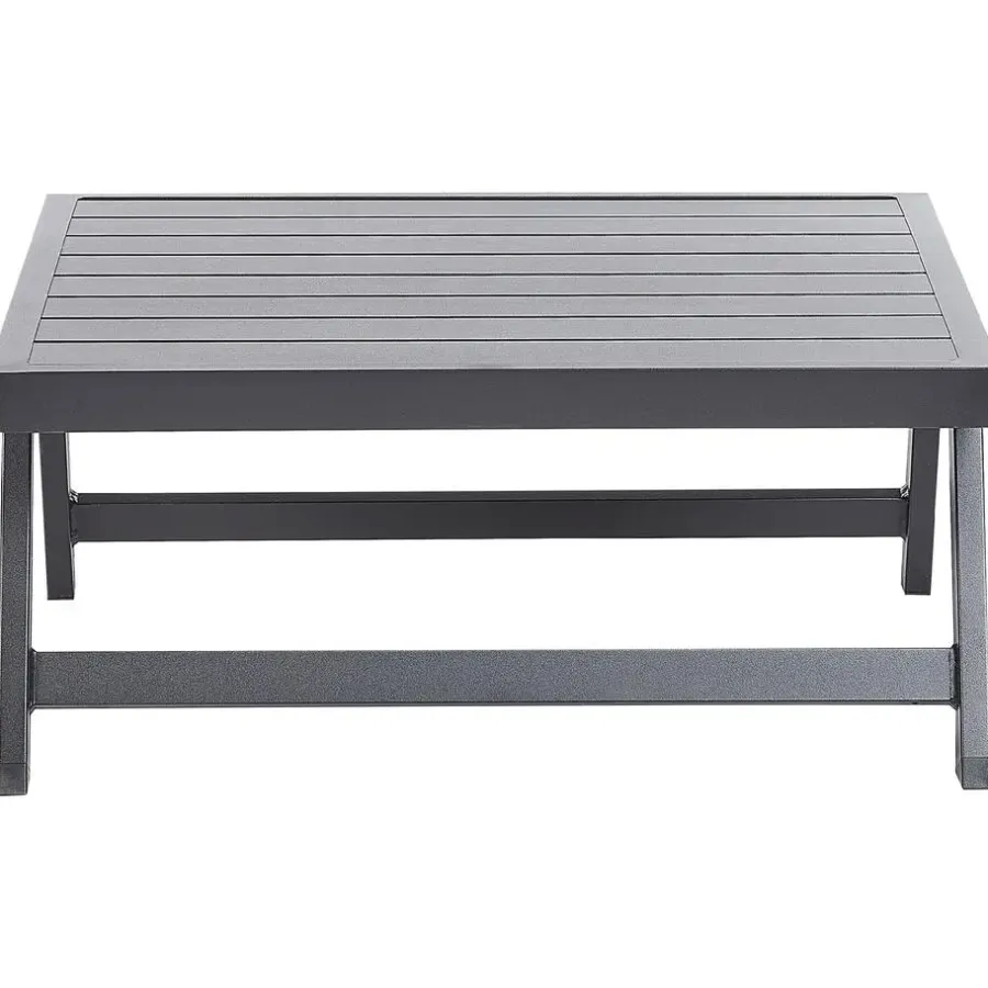 Beliani COCCORINO - Tuinset - Grijs - Aluminium