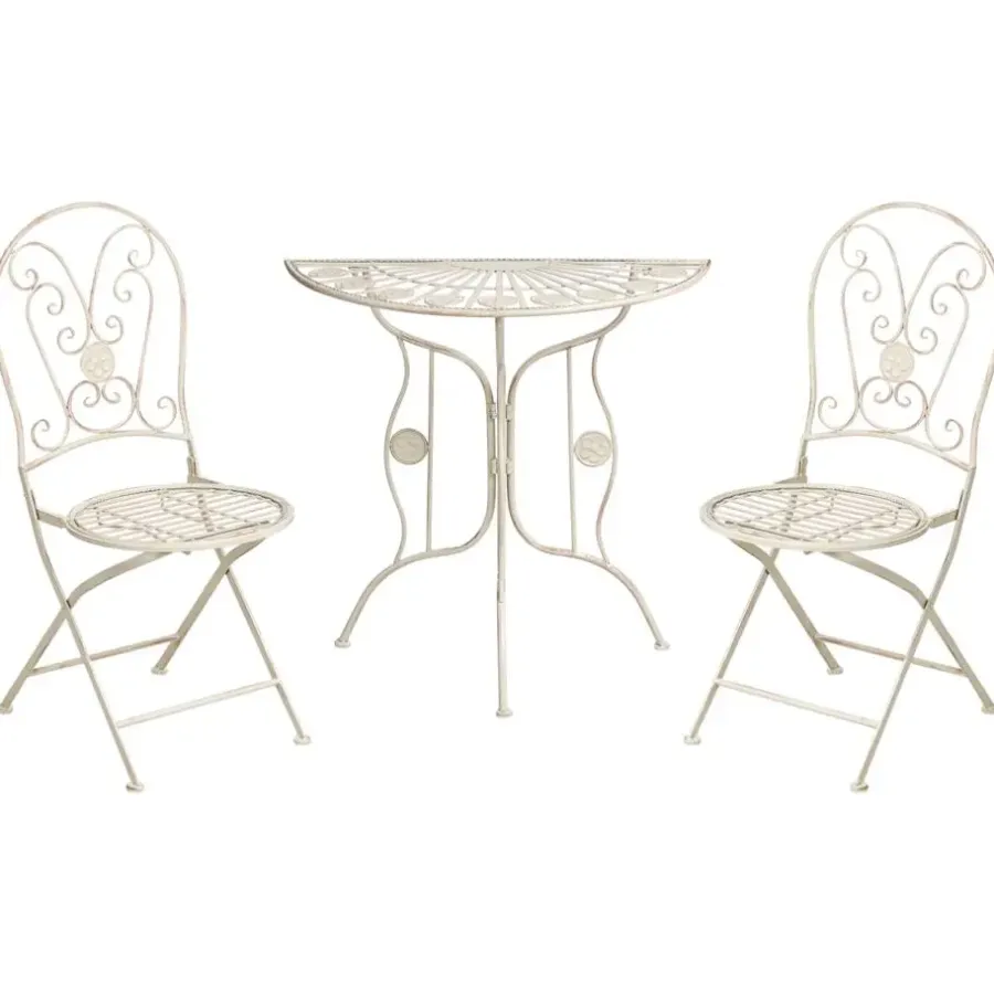 Leen Bakker COGGIA - Bistroset - Lichtbeige - IJzer